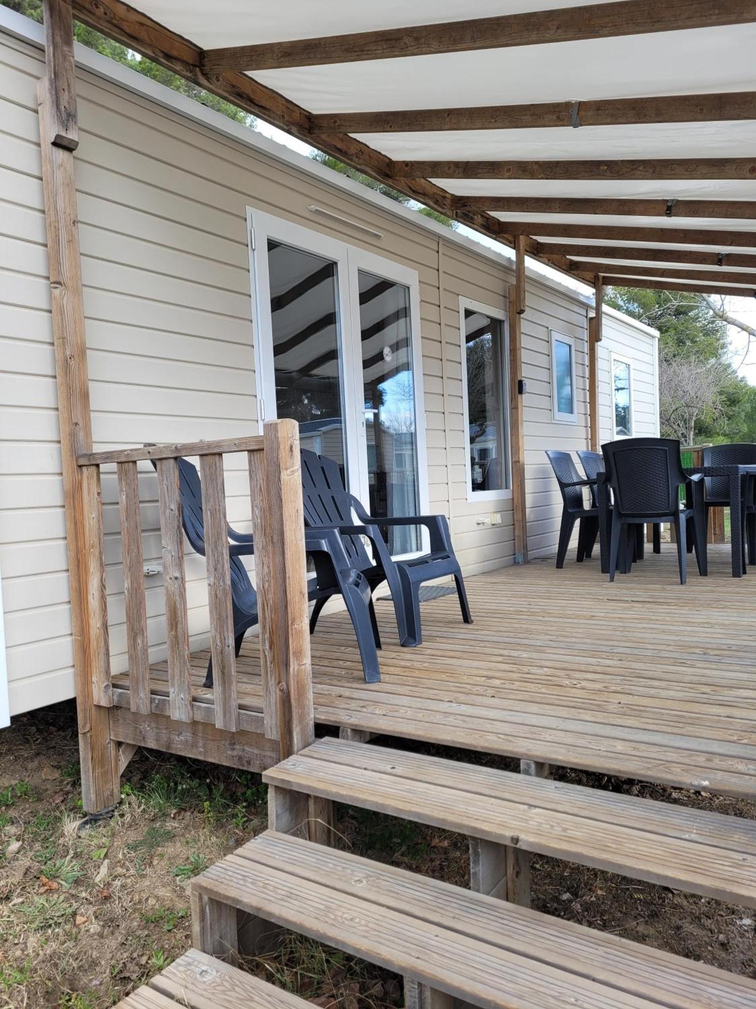 Mobilhome Clim Tele La Falaise 4 Etoiles Narbonne Ngoại thất bức ảnh